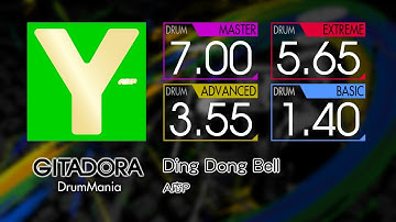 【GITADORA】 Ding Dong Bell (MASTER ~ BASIC) Drum