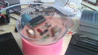 Final model test of air-bearing for Testbed - GranaSAT