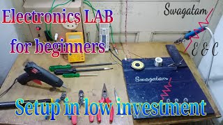 Electronics lab for beginners | Full setup in low cost.