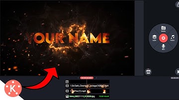 fire intro || fire text effect kinemaster || kinemaster fire effect
