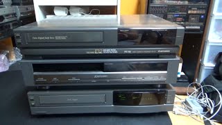 Mitsubishi HS-U51, U54 & E12 VCR comparison