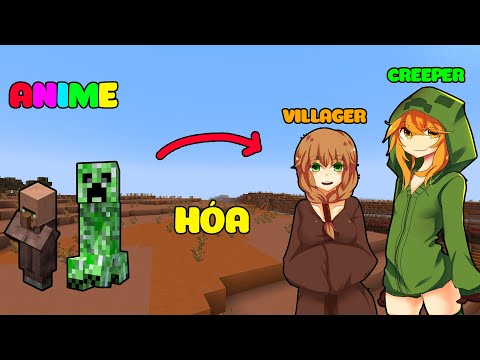 Video Sinh Vật (Mobs) Và HÌNH DẠNG ANIME CỦA CHÚNG TRONG... - youtube
