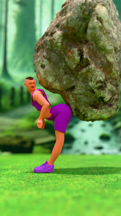 Fake Rock #animation #funny #comedy #lucu #memes  #shorts
