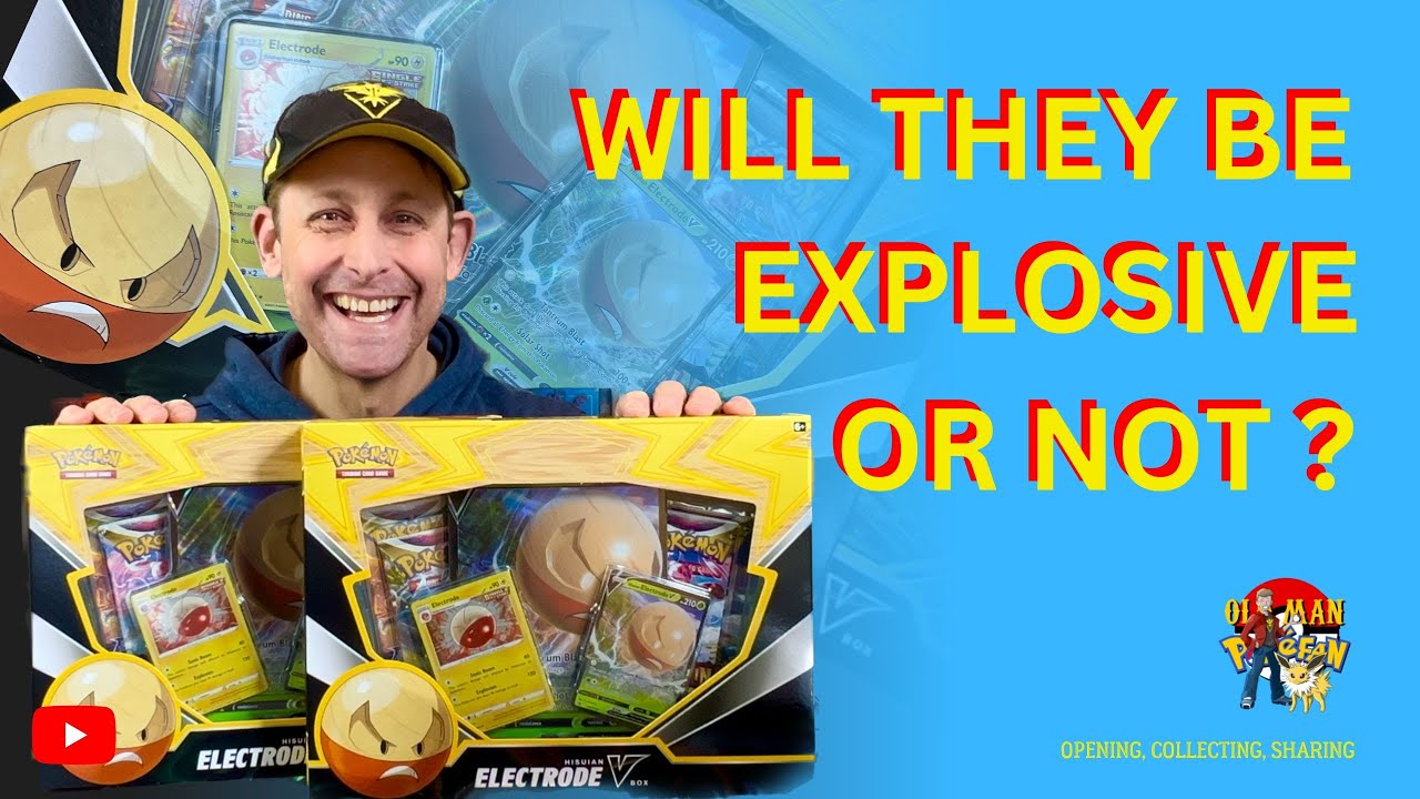 Lucky Hisuian Electrode V Box Opening! Great Pokemon Cards pulled. YouTube