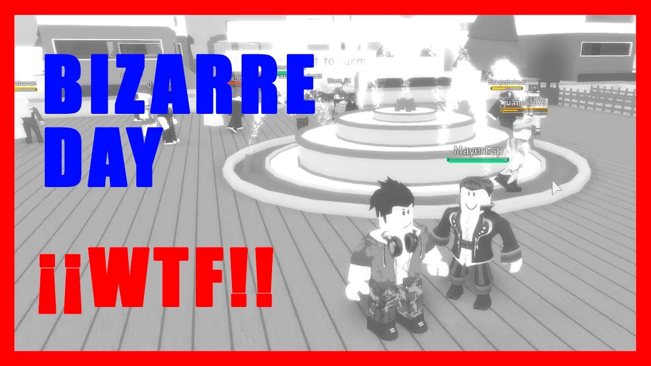 Como jugar A BIZARRE DAY Roblox | Se fue la luz EL JEUGO MÁS RARO - YouTube