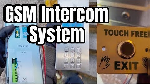 Videx GSM Intercom System #worklifeuk #besthomesecurity