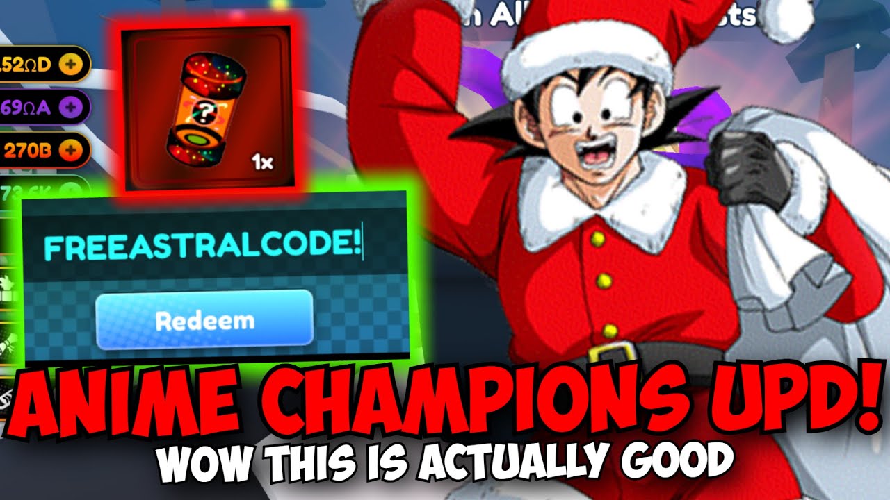 [FREE ASTRAL CODE] This New Anime Champions Update is Actually Good ...