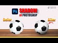 #Designងាយៗ Create Shadow Football in Photoshop / Ungsopahtofficial