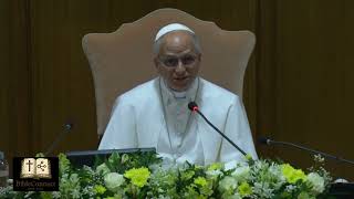 FULL SPEECH: Pope Leo XIV Warns AI “Needs To Be Disarmed” | Vatican Address