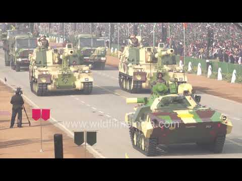 Indian Army BMP-2 Sarath infantry combat vehicles at Republic Day Parade 2020