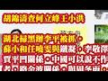 胡锦涛查何立峰王小洪，湖北扫黑办李平被抓。苏小和任晓雯与铁凝，李敬泽，贾平凹的关系。与吴亮，中国可以说不张小波，路金波关系。与周冬雨，光线传媒王长田，包凡的关系。
