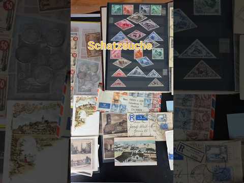 Schatzsuche mit Briefmarken,  Münzen, Briefen und Ansichtskarten - Preview