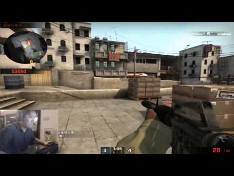 小鬼實況 「CSGO」 Dust2 A點回卡1v3
