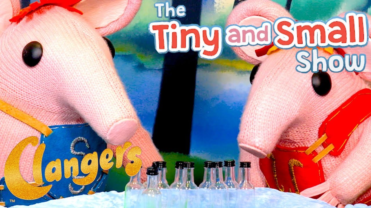 Clangers | Ten Green Bottles - The Tiny and Small Show | Kid's TV