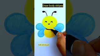 The little bee #art #drawing #drawing 🐝#learning #shorts #viraltiktok