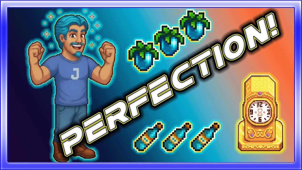 Stardew Valley Expanded Perfection Checklist Complete: Buying Gold Clock - Ancient Fruit Wine (SVE)