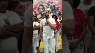 Agradecimento geral e importância da capoeira na socialização dos alunos #capoeira