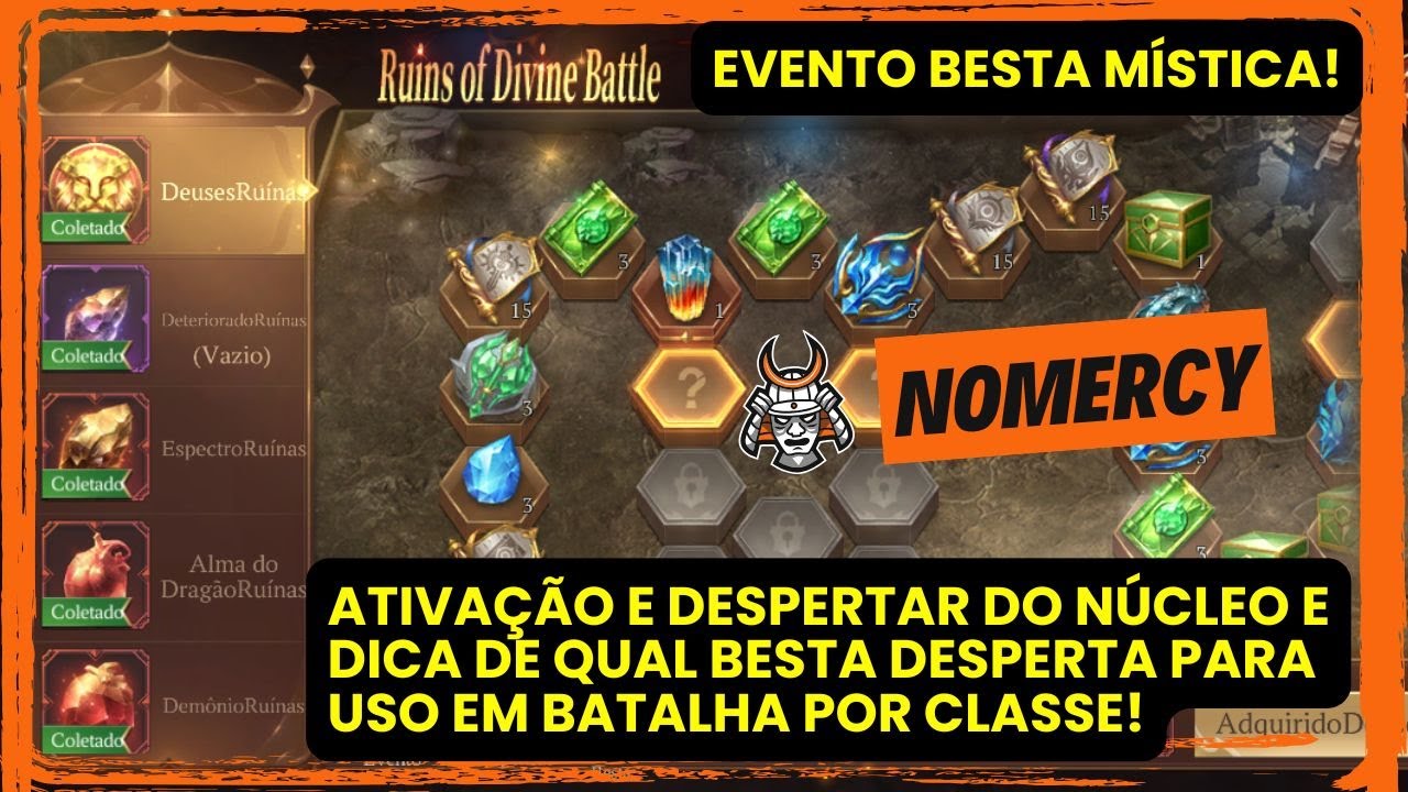 🔥MU DARK EPOCH: EVENTO CASH Besta Mística! — TUTORIAL E QUAL BESTA DESPERTAR para cada Classe!