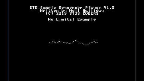 Atari STE Sample Sequencer in STOS Basic
