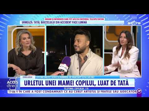 Copilul luat de tată refuză să se întoarcă la mamă și frate | Acces Direct | Antena Stars