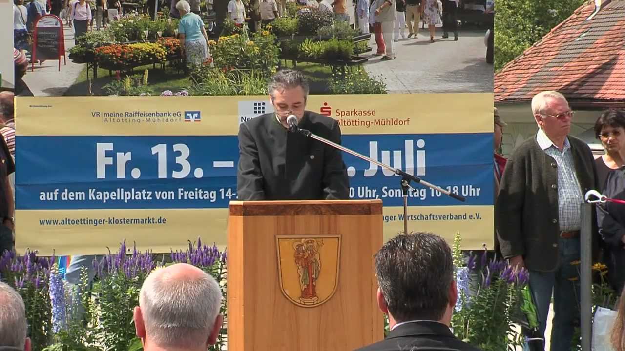 Altöttinger Klostermarkt 2012 - Eröffnung