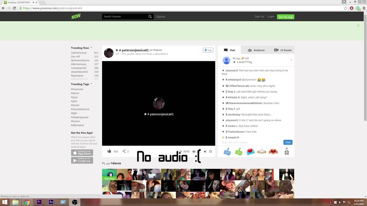 RiceGum Getting Banned on YouNow!
