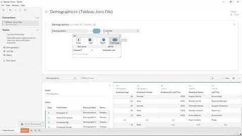 How to use Joins in Tableau | Tableau Tutorials for Beginners