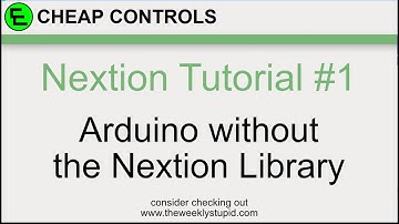 59 Program a button on the #nextion for the #arduino with no library #tutorial
