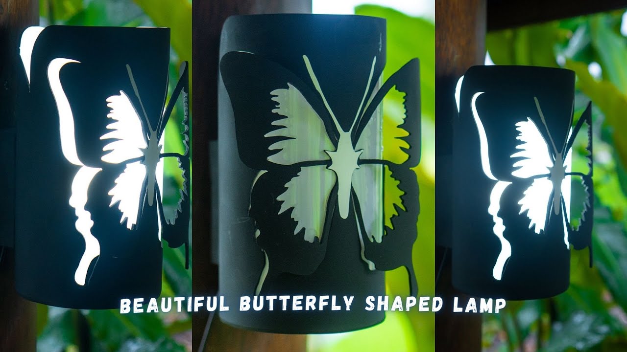 How to Make a Beautiful DIY LED Wall Lamp in the Shape of a Butterfly ...