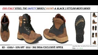 Unbox brand New Ego Italy Steel Toe 