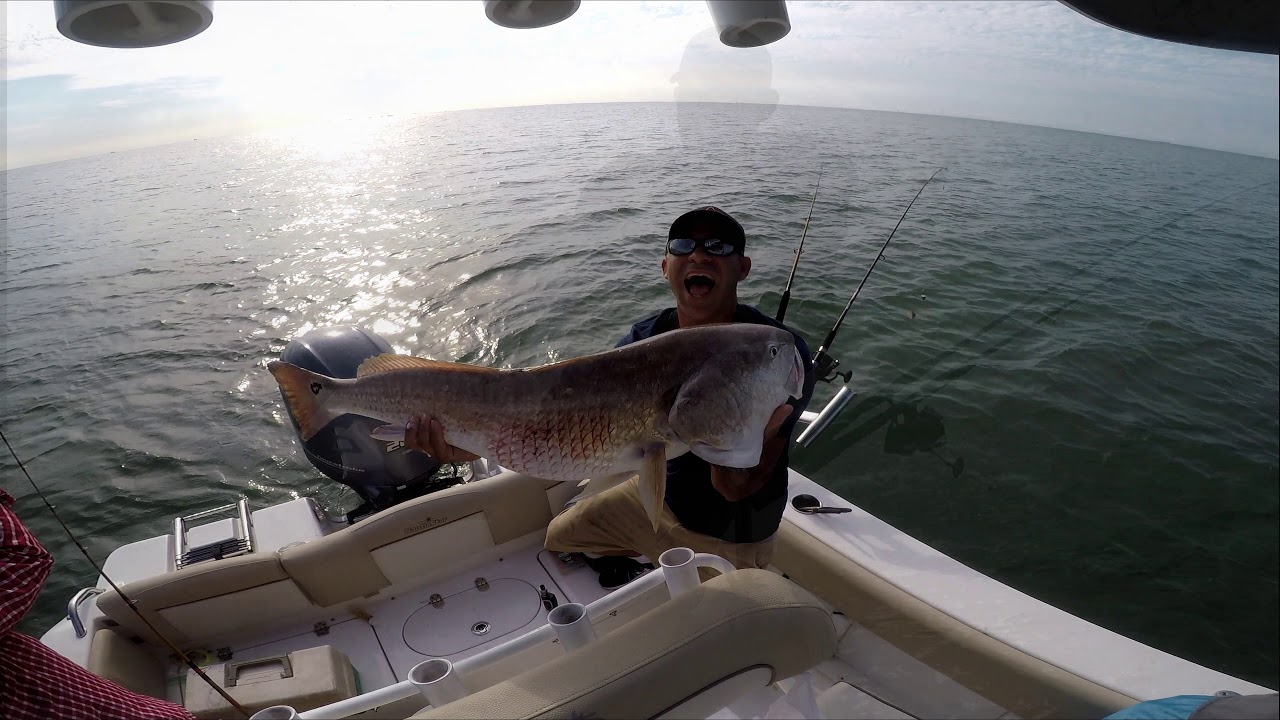 Galveston jetty fishing 91818 YouTube