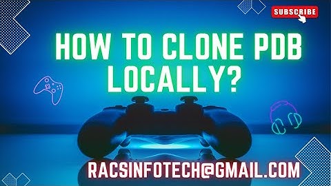 How to clone A PDB from another PDB  with in the same CDB ( Locally)