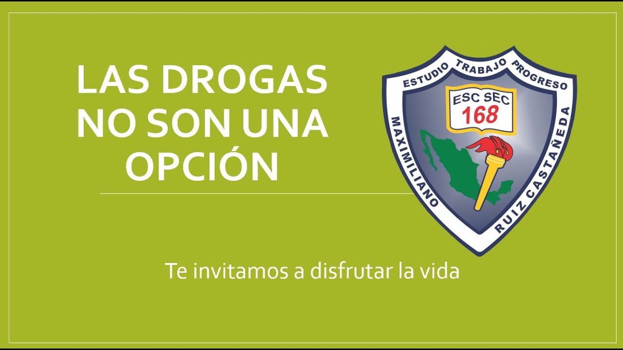 CAMPAÑA CONTRA LAS DROGAS - YouTube