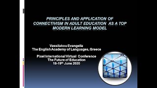 Principles and Application of Connectivism in Adult Education as a Top Modern Learning Model Profile