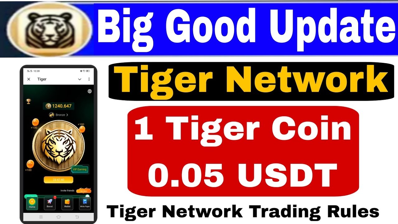 tiger Network good update | tiger Network big current good update - YouTube