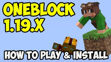 How to get OneBlock Map for Minecraft 1.19.4 - download & install OneBlock 1.19.4 compatible