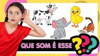 Que som é esse? Descobrindo os sons - Som dos animais - Estimulação auditiva - Educação infantil screenshot 4