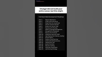 Subscribe 👍 Like ❤️ | ChatGPT won’t build your career… but this roadmap will