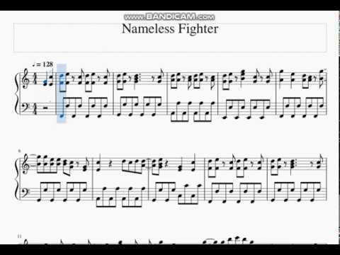 ミュージカル 刀剣乱舞　三百年の子守唄　より「Nameless Fighter」サビ　ピアノアレンジ