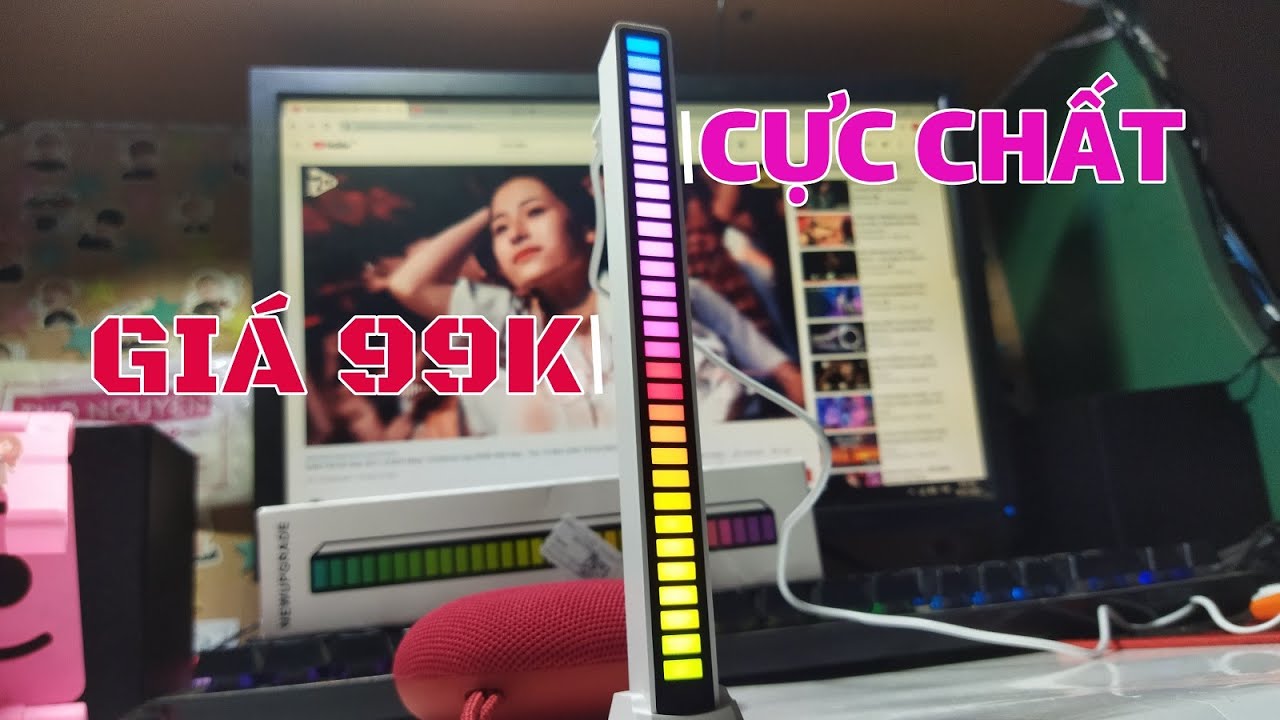 Thanh LED RGB Nháy Theo Nhạc |Review - youtube
