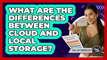 What Are The Differences Between Cloud And Local Storage?