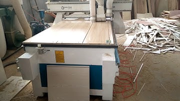 Video from Philicam China customer factory wood drilling and cutting main make cabinet