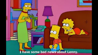Homer is late for work / Not Lenny!