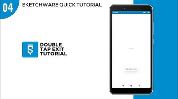 Double tap to exit tutorial in sketchware || Sketchware quick tutorial || Androting || Part4