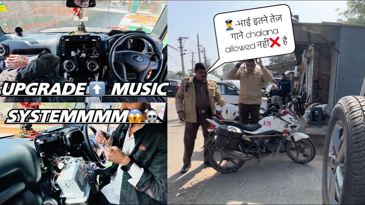 My Thar Music System Upgrade⬆️ | FOCAL SYSTEM🔥 | इतना loud Police👮‍♀️ भी आगायी सुनके|Thar Modified