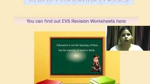 EVS Revision Worksheet "My Family" for Class 5 By- RACHANA Ma