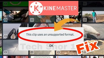 Kinemaster Fix This Clip Uses an Unsupported Format Problem Solve