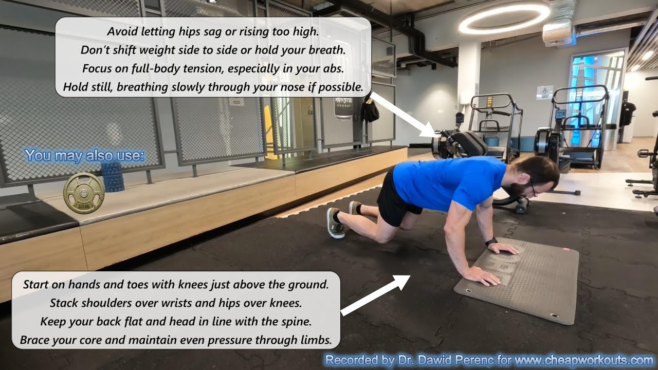 How to Do a Bear Crawl Isometric Hold | Core, Shoulder & Spinal Stability Drill