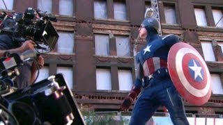 On the set of Marvel's AVENGERS