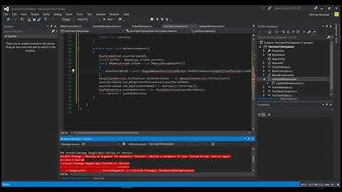 How To Use The YouTube API With C# Visual Studio
